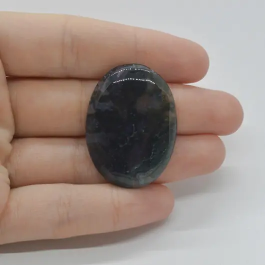 Cabochon Agat Moss 36x26x6mm C92