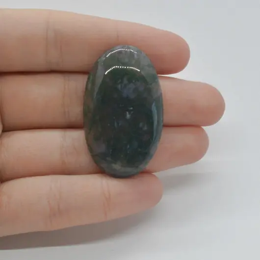 Cabochon Agat Moss 39x24x6mm C73