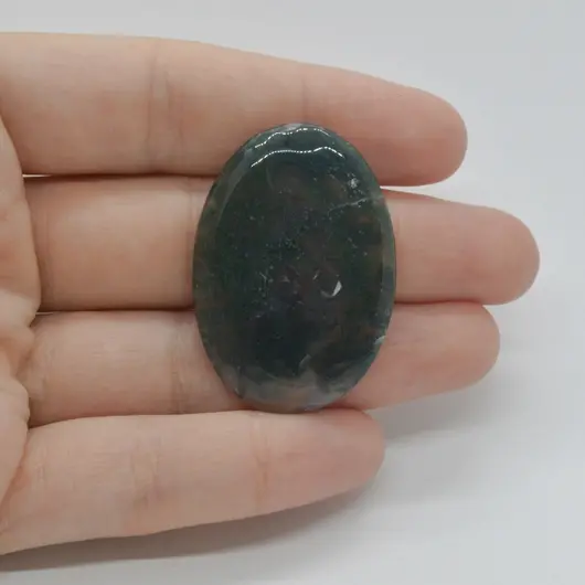 Cabochon Agat Moss 39x27x5mm C38