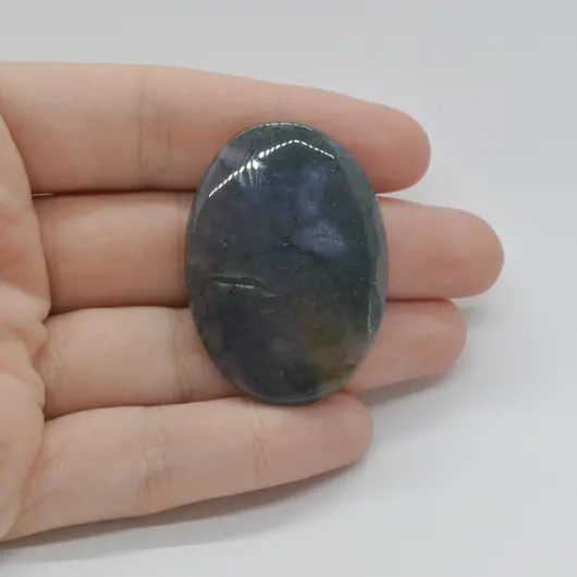 Cabochon Agat Moss 41x30x6mm C2