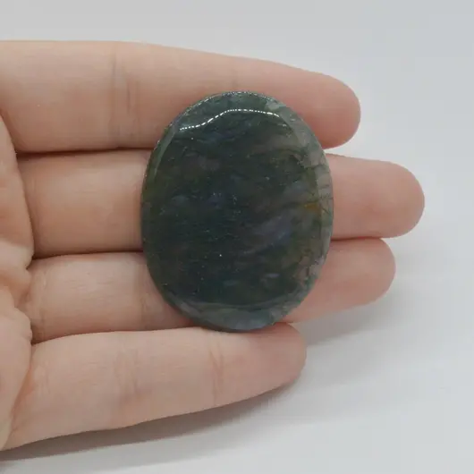 Cabochon Agat Moss 41x32x6mm C23