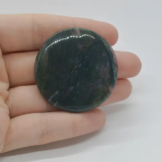 Cabochon Agat Moss 42x42x5mm C12