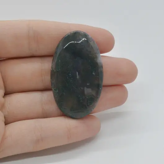 Cabochon Agat Moss 44x26x5mm C40