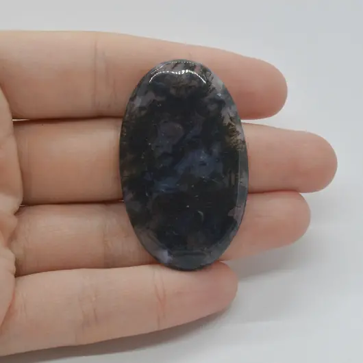 Cabochon Agat Moss 44x27x5mm C84