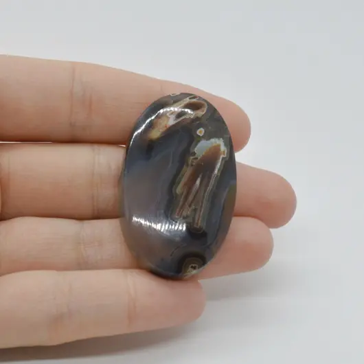 Cabochon Agat Turkish 43x26x7mm C6