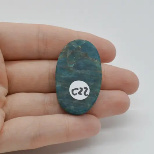 Cabochon Apatit 39x23x7mm C22, imagine 2