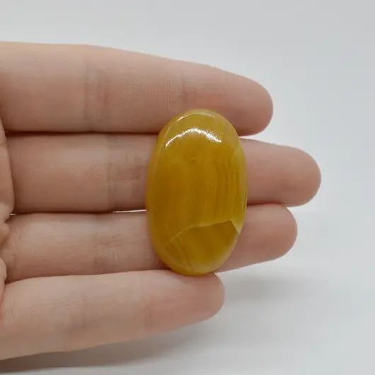 Cabochon Aragonit Galben 36x22x7mm C37