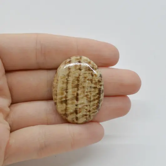 Cabochon Aragonit Peru 34x26x7mm C34