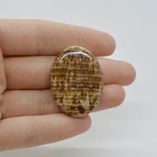 Cabochon Aragonit Peru 36x27x6mm C57