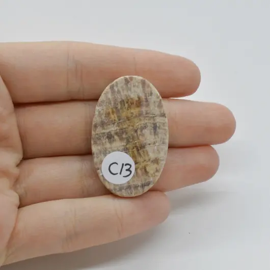 Cabochon Aragonit Peru 37x23x6mm C13, imagine 2