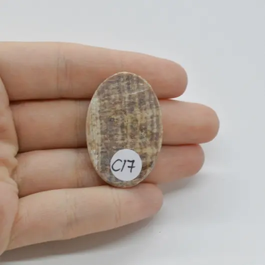 Cabochon Aragonit Peru 37x25x6mm C17, imagine 2