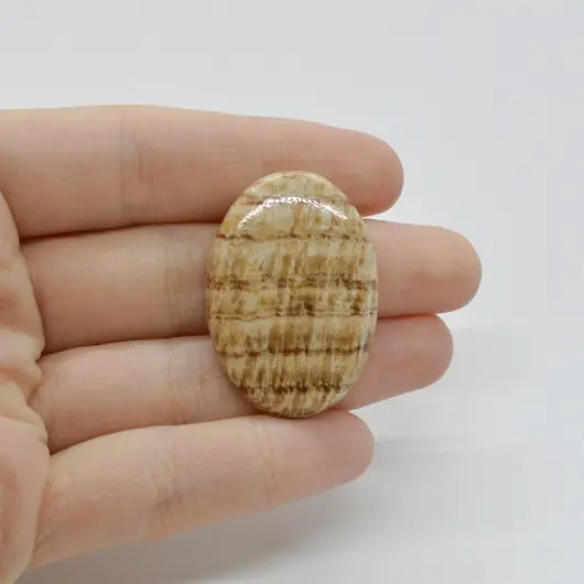 Cabochon Aragonit Peru 37x25x6mm C3