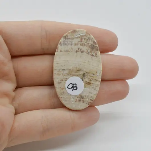 Cabochon Aragonit Peru 43x26x5mm C43, imagine 2