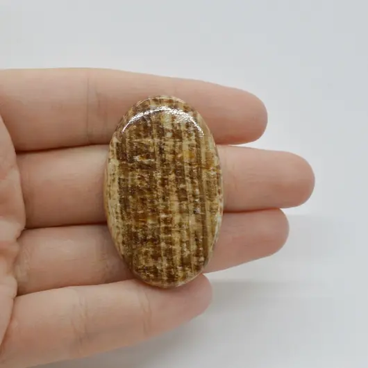 Cabochon Aragonit Peru 44x27x6mm C39