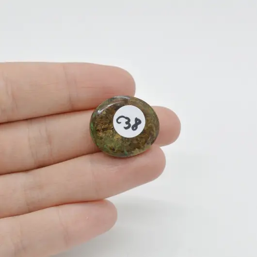 Cabochon Bronzit 22x19x7mm C38, imagine 2