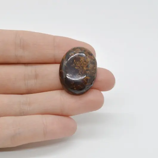 Cabochon Bronzit 27x20x7mm C6