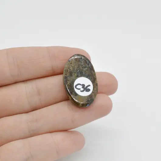 Cabochon Bronzit 28x18x6mm C36, imagine 2