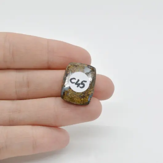 Cabochon Bronzit 20x16x6mm C45, imagine 2