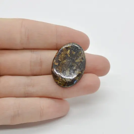 Cabochon Bronzit 28x20x3mm C66