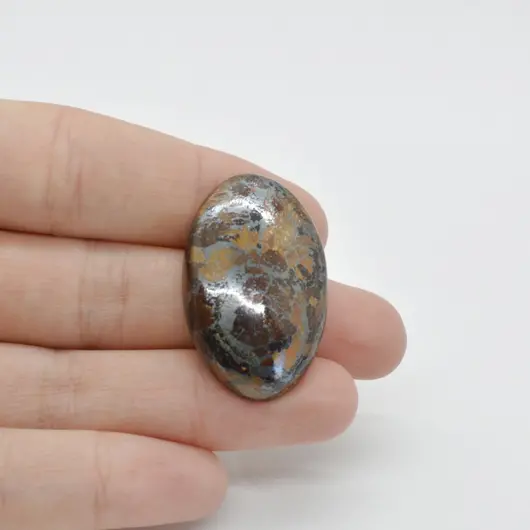 Cabochon Bronzit 33x21x7mm C48