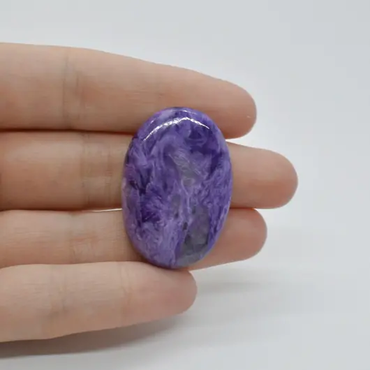 Cabochon Charoit 35x24x6mm C33
