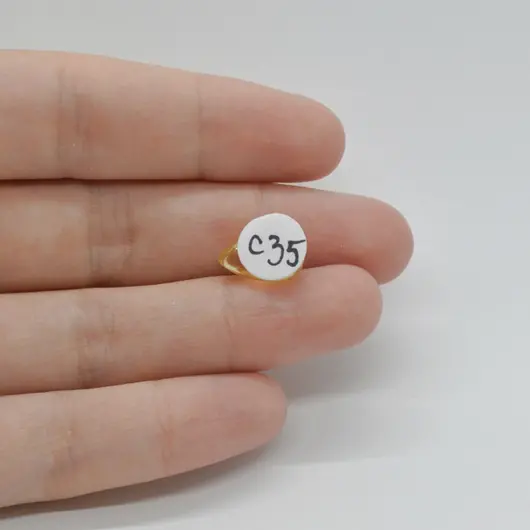 Cabochon Citrin 12x10x5mm C35, imagine 2