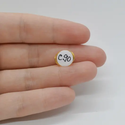 Cabochon Citrin 12x10x5mm C90, imagine 2
