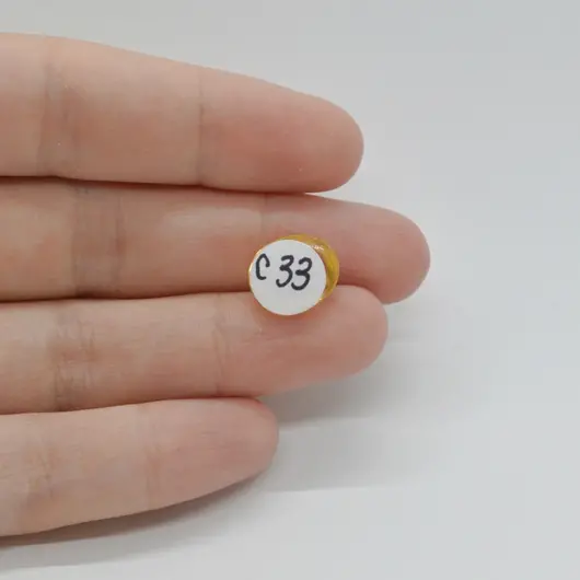 Cabochon Citrin 12x10x6mm C33, imagine 2