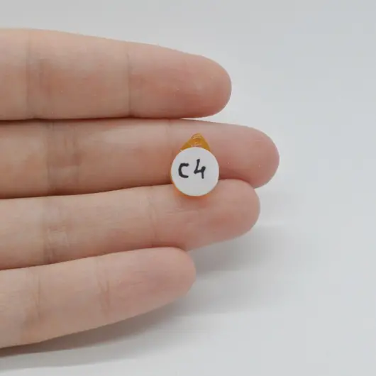 Cabochon Citrin 12x10x6mm C4, imagine 2