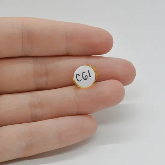 Cabochon Citrin 12x10x6mm C61, imagine 2