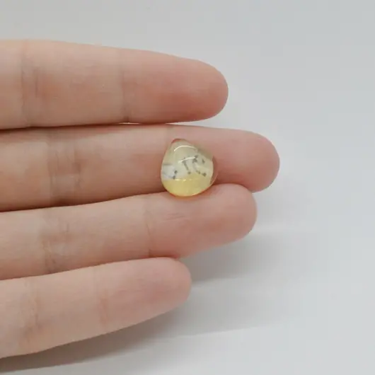 Cabochon Citrin 12x12x5mm C16