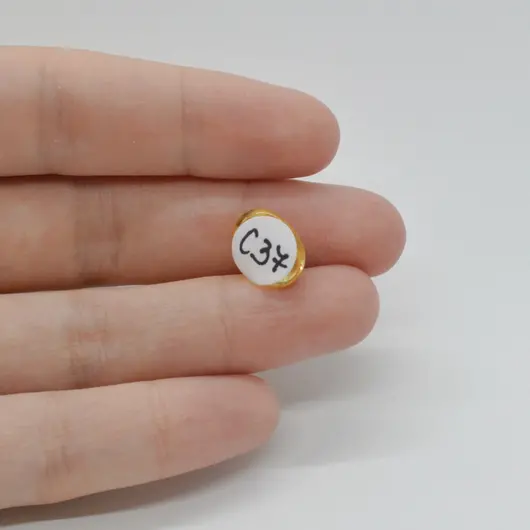 Cabochon Citrin 12x9x6mm C37, imagine 2