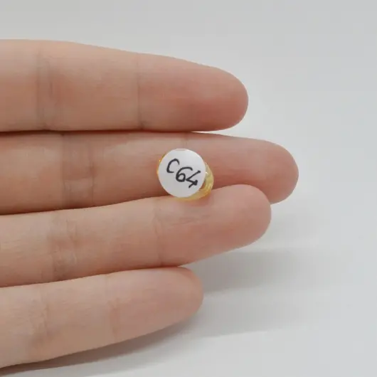 Cabochon Citrin 12x9x6mm C64, imagine 2