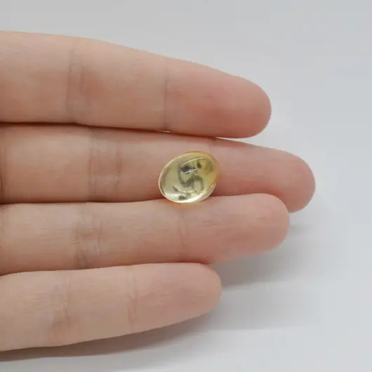 Cabochon Citrin 13x10x7mm C84