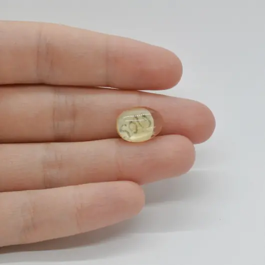 Cabochon Citrin 14x10x4mm C102