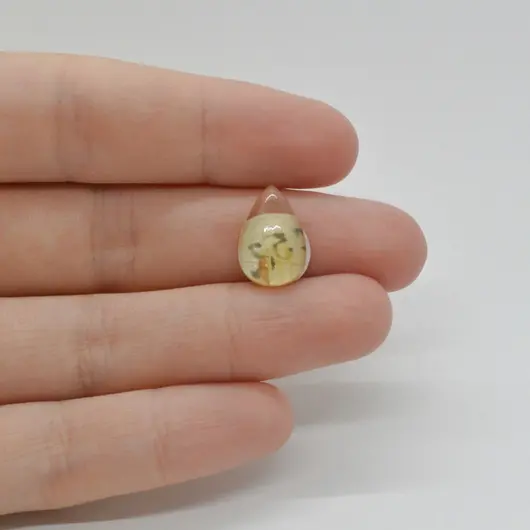 Cabochon Citrin 14x10x5mm C52