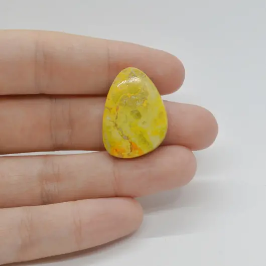 Cabochon Jasp Bumble Bee 25x19x5mm C66