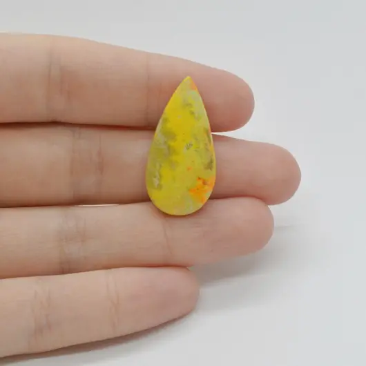 Cabochon Jasp Bumble Bee 28x15x5mm C5