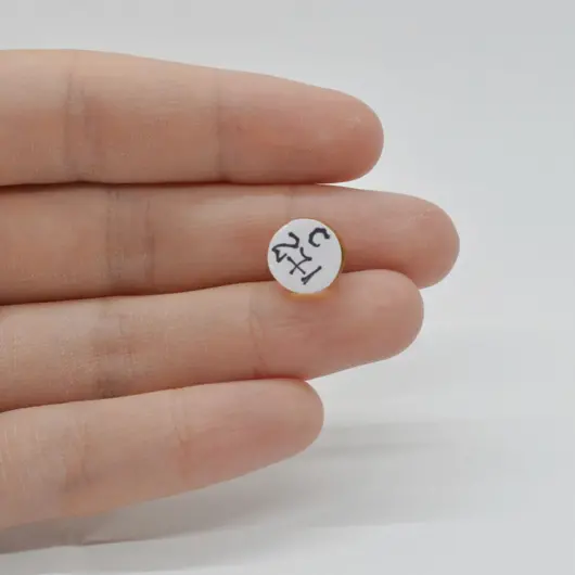 Cabochon Citrin 10x10x6mm C271, imagine 2