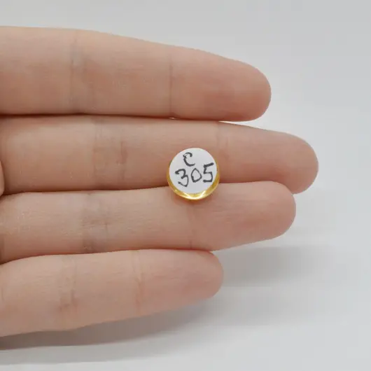 Cabochon Citrin 11x11x5mm C305, imagine 2