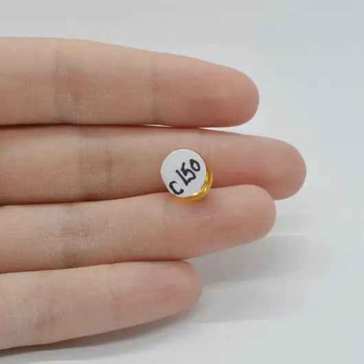 Cabochon Citrin 11x9x5mm C150, imagine 2