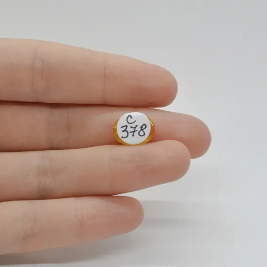Cabochon Citrin 12x9x4mm C378, imagine 2