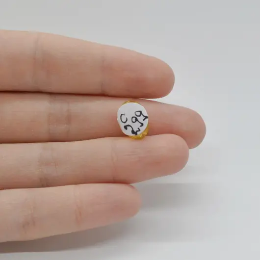 Cabochon Citrin 12x9x6mm C299, imagine 2