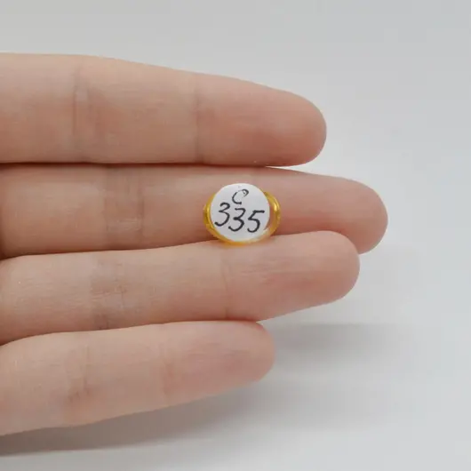 Cabochon Citrin 13x10x5mm C335, imagine 2