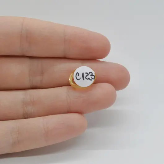 Cabochon Citrin 13x10x6mm C123, imagine 2