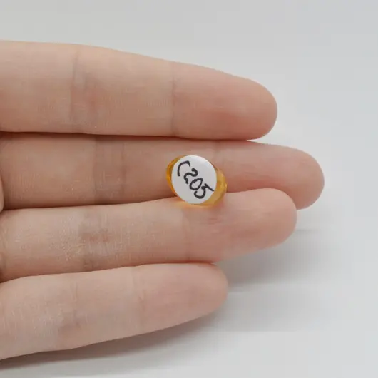 Cabochon Citrin 13x10x7mm C205, imagine 2