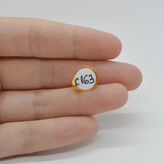 Cabochon Citrin 13x11x5mm C163, imagine 2