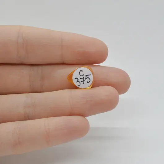 Cabochon Citrin 13x11x5mm C375, imagine 2
