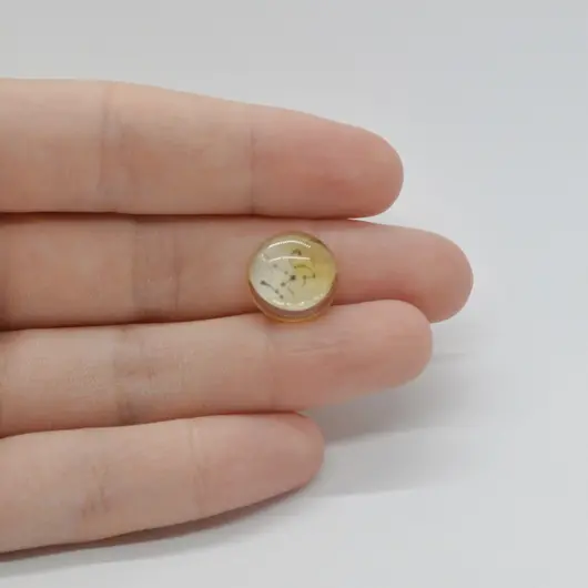 Cabochon Citrin 13x13x4mm C241