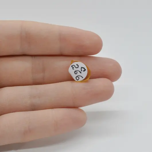 Cabochon Citrin 13x9x4mm C266, imagine 2